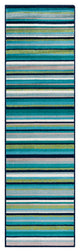 Surya Paramount PAR-1117 6'7"x9'6" Rug, Teal/Aqua/Lime/Dark Blue/Light Gray