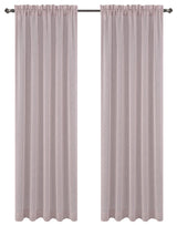 Chloe Drapery Curtain Panels, Dusty Pink