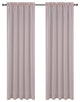 Chloe Drapery Curtain Panels, Dusty Pink