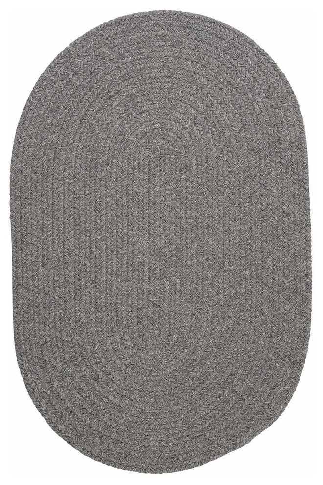 Colonial Mills Bristol WL18 Gray Traditional Area Rug, 10' Round