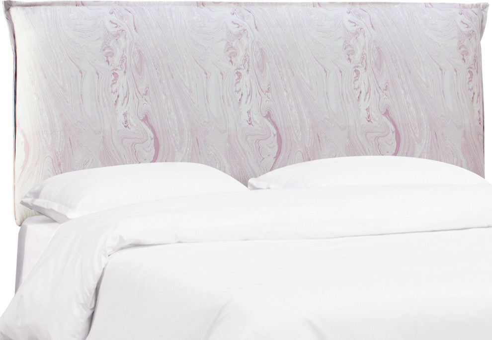 Rhodes King French Seam Headboard, Marble Sands Lavender