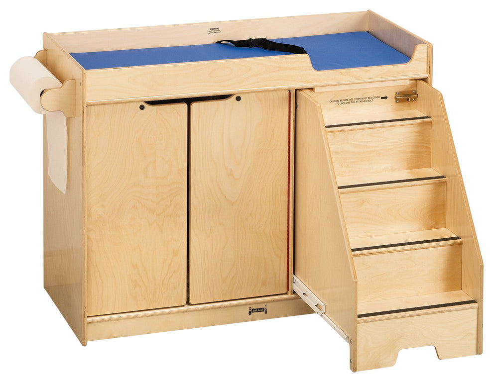 Jonti-Craft Changing Table - with Stairs - Right