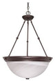 Nuvo 3-Light Incandescent Pendant Light Fixture, Old Bronze
