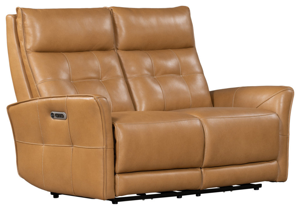 Parker Living Gershwin Power Zero Gravity Loveseat Lucca Butterscotch
