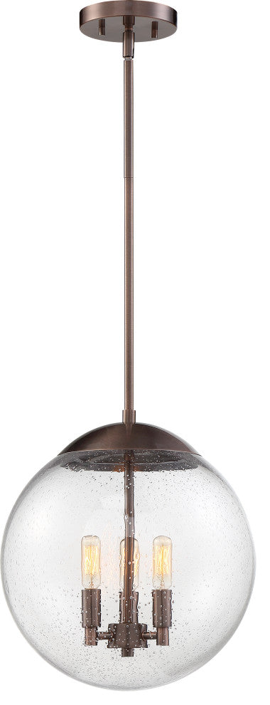 Nuvo Ariel Antique Copper Clear Seeded Pendants