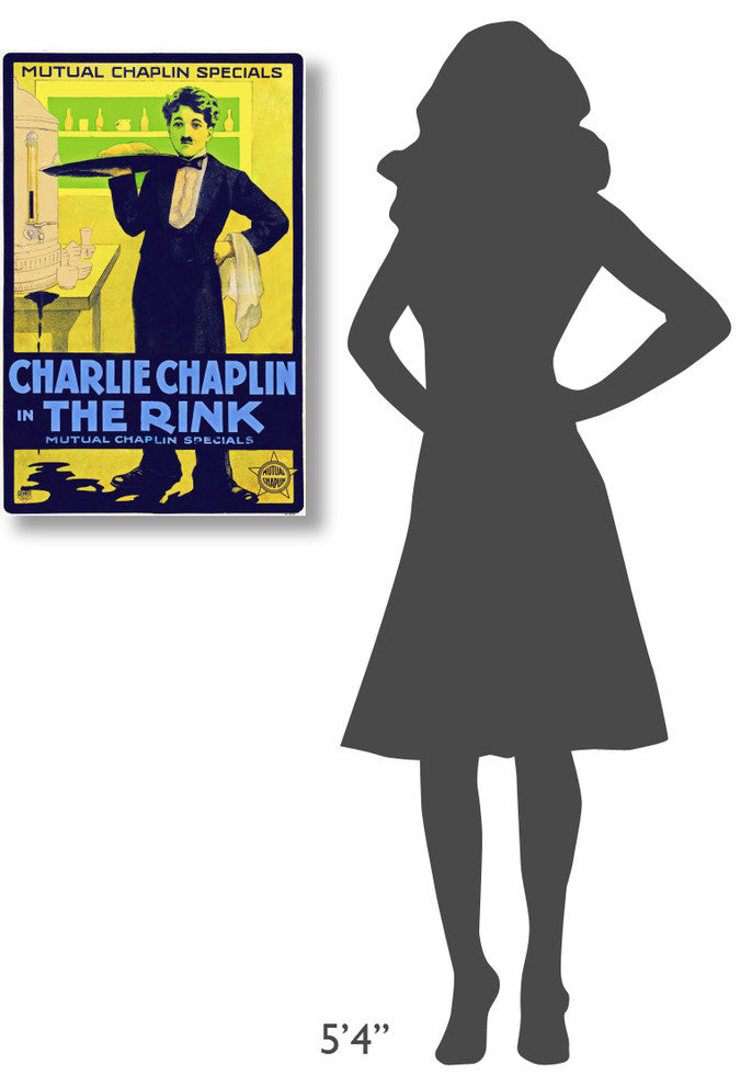"Charlie Chaplin - The Rink, 1916" Canvas by Hollywood Photo Archive, 20x30"