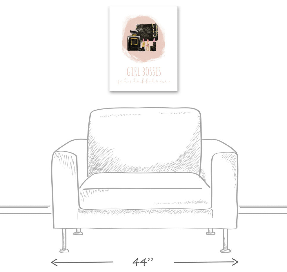 Girl Bosses Get Stuff Done 16x20 Canvas Wall Art
