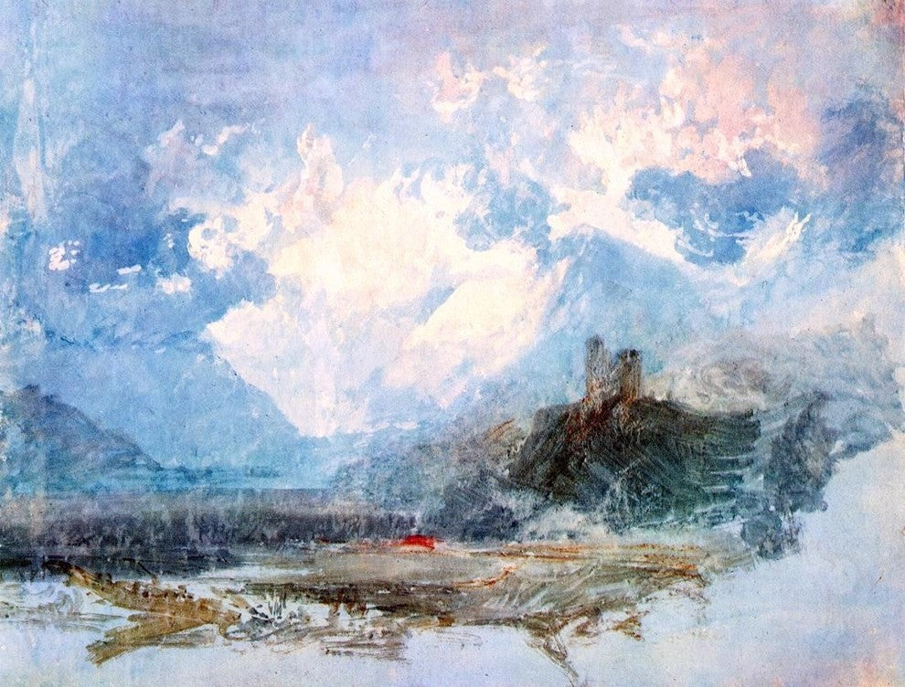 Joseph William Turner Dolbadern Castle, 21"x28" Gallery Wrapped Canvas Print