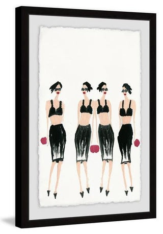 "Night Out" Framed Painting Print, 30"x45"