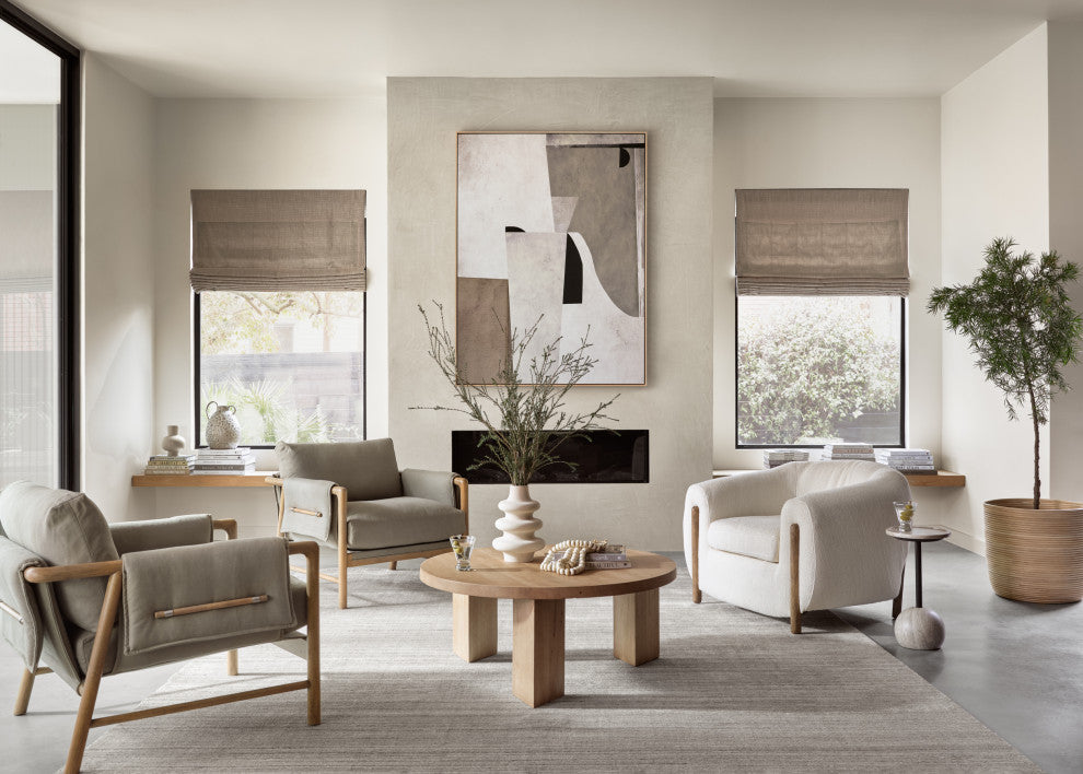 Four Hands Lyla Chair-Kerbey Ivory