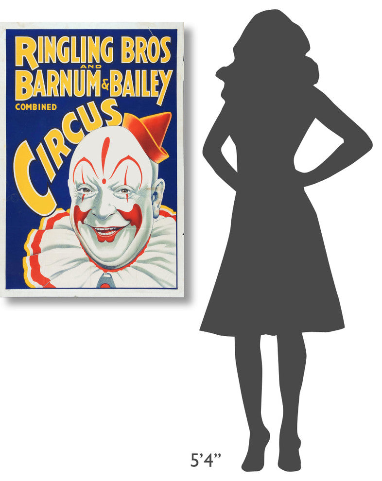 Circus Poster, Ringling Brothers And Barnum and Bailey, 1930S, 27x40
