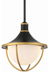 Crystorama Lighting Group ATL-705 Atlas 3 Light 17"W Outdoor - Matte Black /