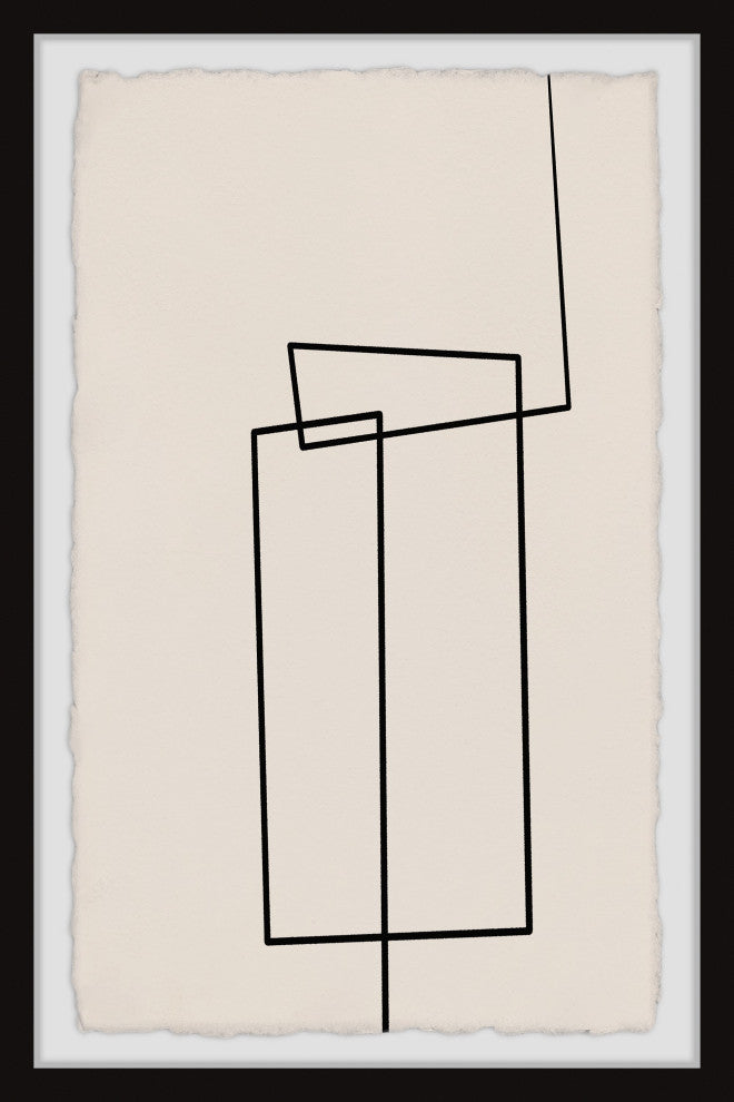 "Between the Lines" Framed Painting Print, 16x24