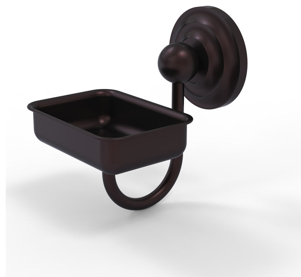 Prestige Que New Wall Mounted Soap Dish, Antique Bronze