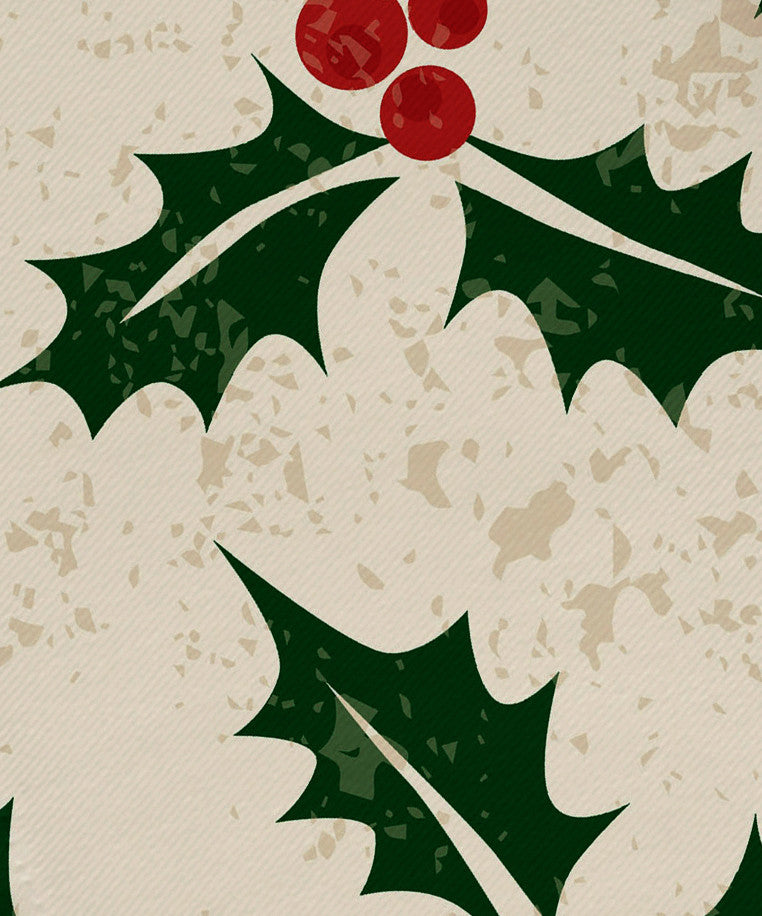 Decorative Holiday Napkin, Set of 4, Cream
