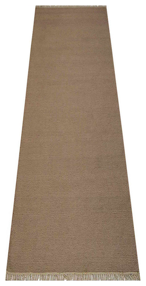 HAND WOVEN FLAT WEAVE KILIM WOOL ECO-FRIENDLY AREA RUGS-Solid,Cream