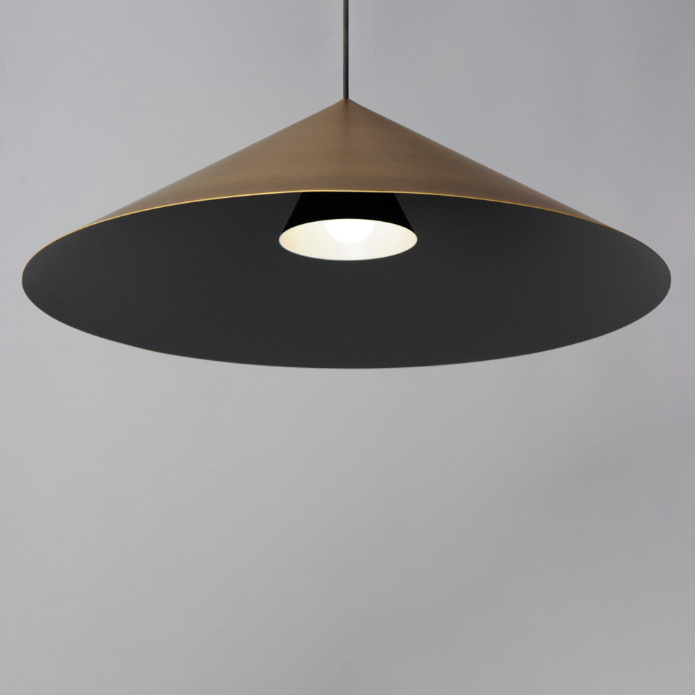 ET2 E34503 Pitch 30"W LED Pendant - Antique Brass