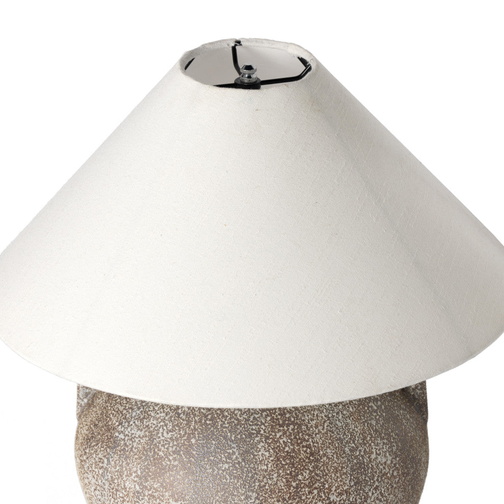 Mays Table Lamp-Vintage Brown Ceramic