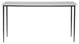 Uttermost Nightfall Console Table, White Marble 25173