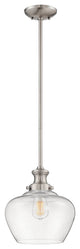 Millennium Lighting Mini-Pendant, Brushed Nickel, Clear