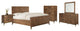 Modus Adler 5 Piece E King Bedroom Set, Natural Walnut