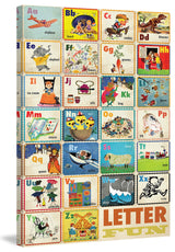 "Letter Fun" Painting Print on Canvas by Curtis