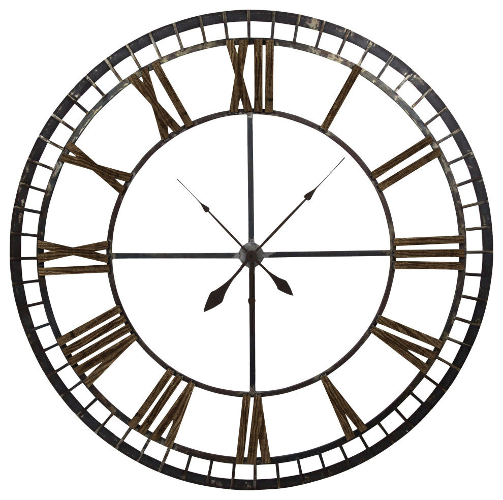 BIG BEN CLOCK | Distressed Finish on Metal Wall Art