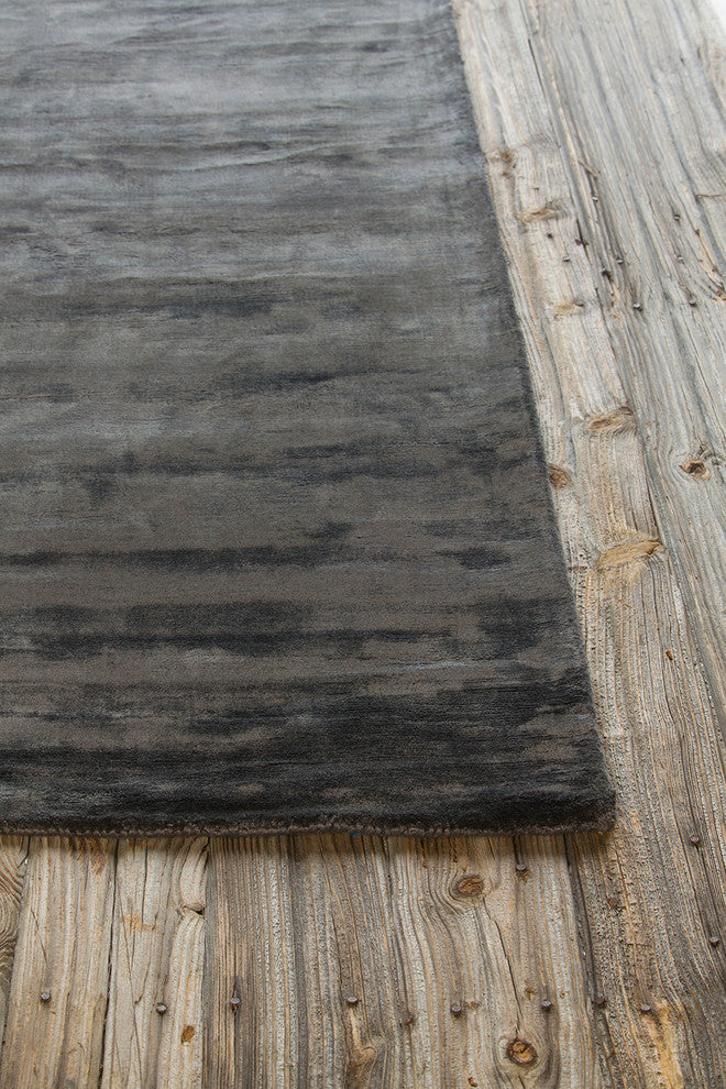 Gloria Contemporary Area Rug, Charcoal Gray, 5'x7'6" Rectangle