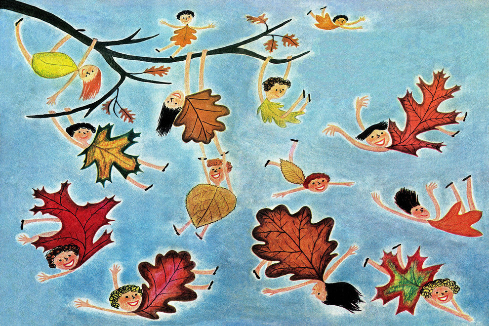"Autumn" Painting Print on Canvas by Curtis