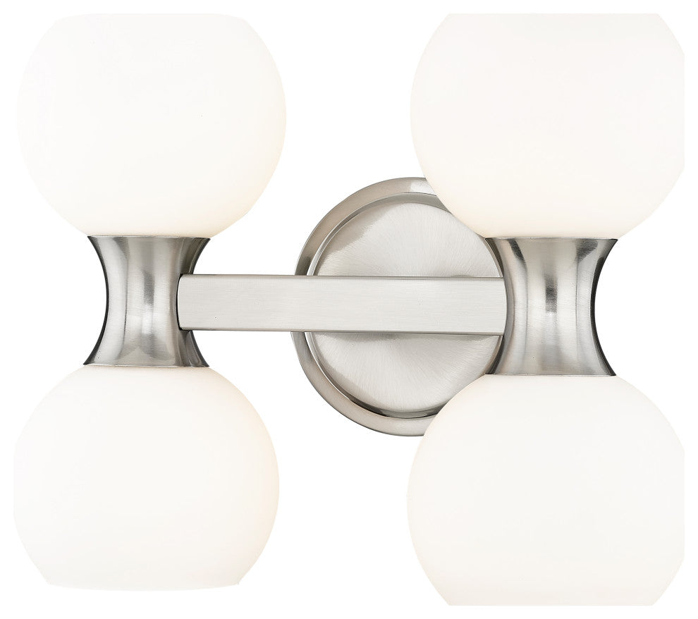 Z-LITE 4-Light Vanity, Brushed Nickel