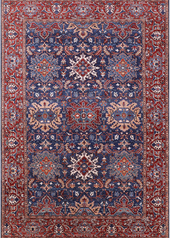 Ahgly Company Indoor Rectangle Mid-Century Modern Area Rugs, 7' x 10'