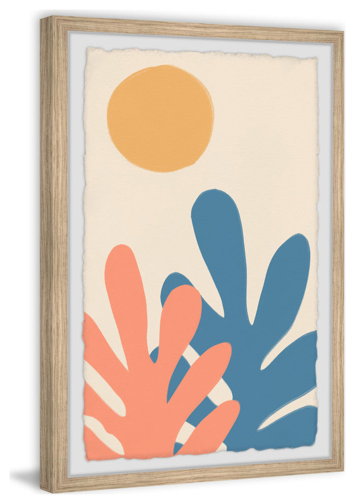 "Tropical Wilderness" Framed Painting Print, 16x24