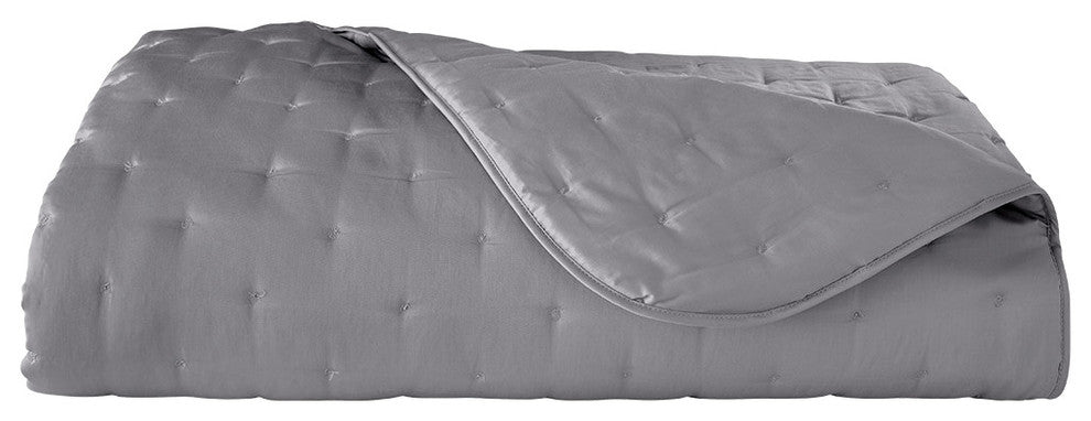 Yves Delorme Triomphe Bedding, Platine, Queen, Quilted Coverlet