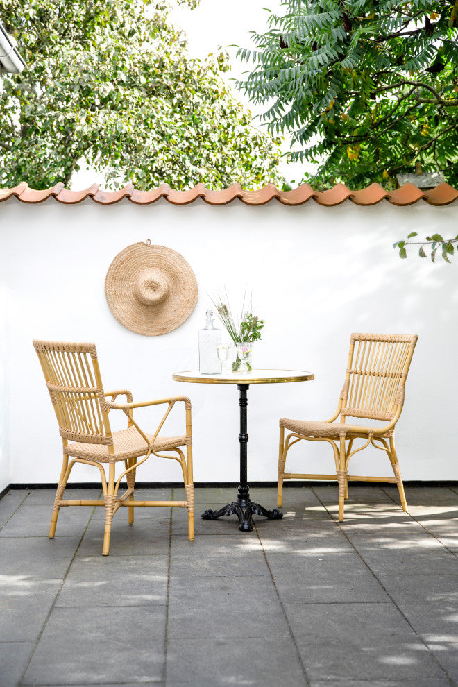 Piano Outdoor Dining Armchair, Natural