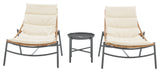 Manhattan Comfort 3-Piece Sunset Patio Conversation Set