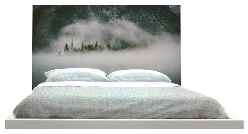 "Trees Through Mist" Headboard