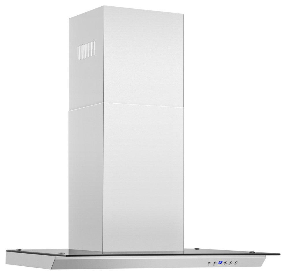 Blue Ocean 30" RHKC Tempered Glass Stainless Steel Wall Mount Kitchen Range Hood