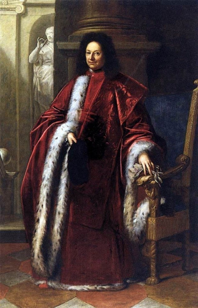 Antonio Bellucci Portrait of a Procurator, 18"x27" Wall Decal