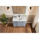 Legion Furniture WS2518 Series Bathroom Sink Vanity, Cadet, 42", Artificial Stone Top, Single Sink
