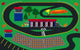 Racetrack Rug, 6'x8'6"