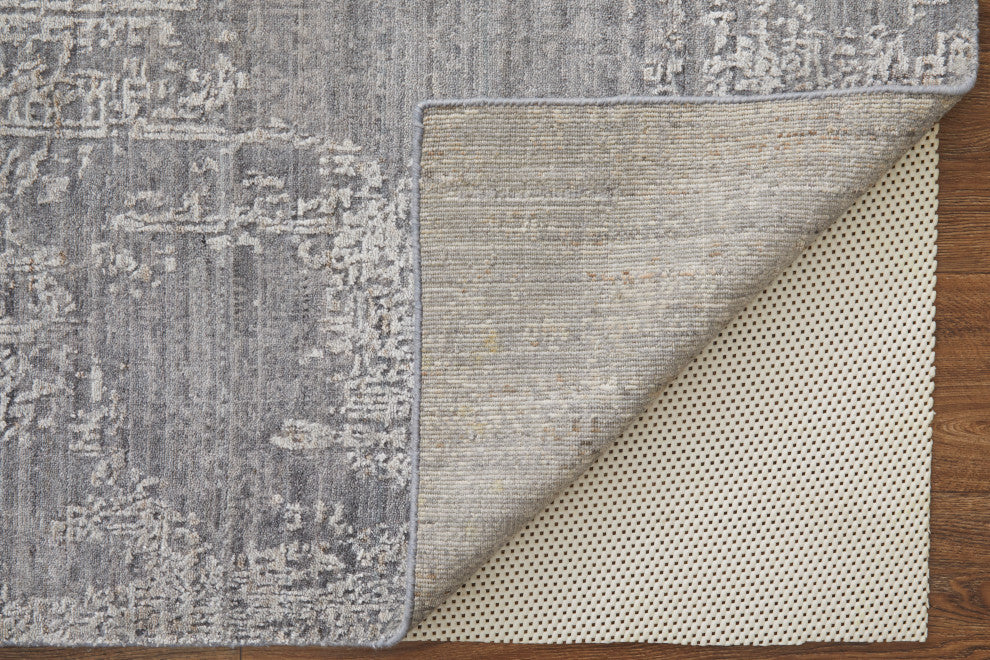 Kinton Modern Abstract, Gray, 2'6"x12' Runner