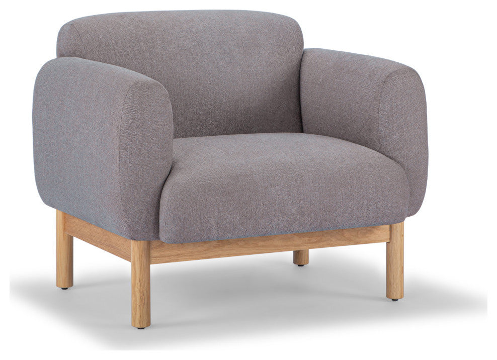 Metro, Tulum Accent Chair, Dark Brown