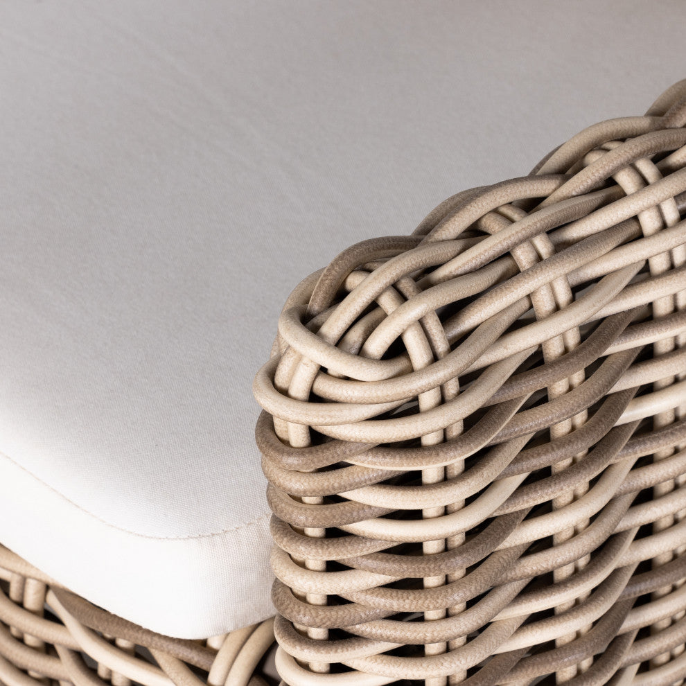 Messina Outdoor Dining Armchair-Natural