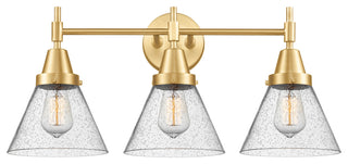 Innovations 447-3W-SG-G44 3-Light Bath Vanity Light, Satin Gold