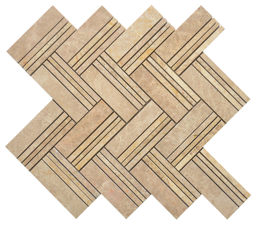 Quilt Collection, Mike, Mixed Big Herringbone, Polished, Sample