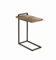 Benzara BM196761 Contemporary Style Metal Accent Table ,Brown & Bronze