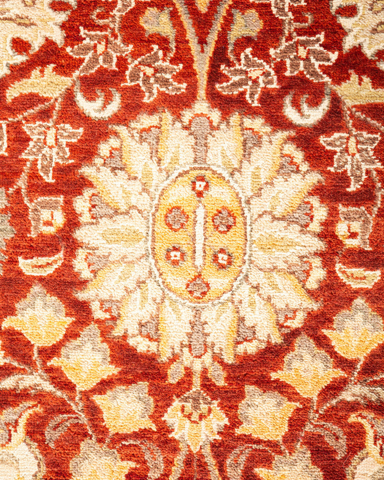 Mogul, One-of-a-Kind Hand-Knotted Area Rug Orange, 8'1"x10'3"