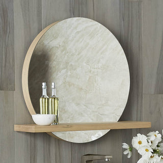 Native Trails MSO22 Solace 25" Wood Bathroom Mirror Shelf Only - Sunrise Oak