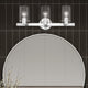 Munich 3 Light Polished Chrome Vanity Sconce
