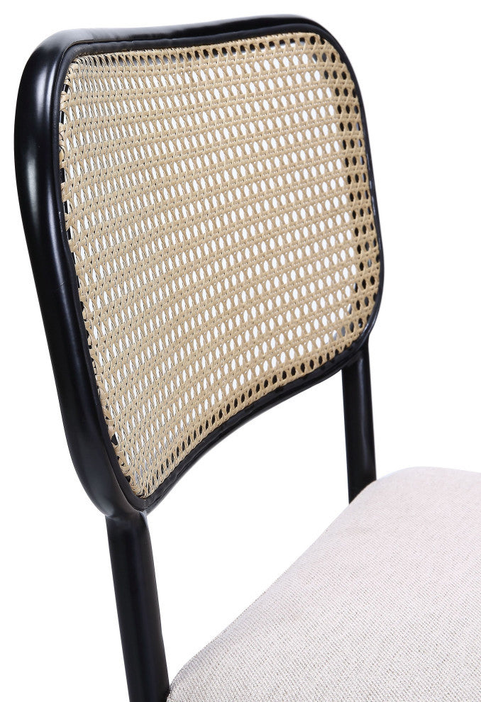 ACME Frydel 3-Piece Set Table and Chairs, Black Finish